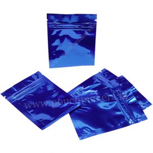 Blue Pouch (24cmx17cm) One Side Transparent